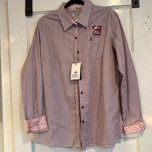 Ariat R-E-A-L WR Kirby LS long sleeve fitted button down western shirt